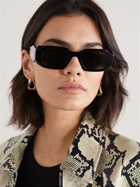 women's square frame prada sunglasses|original Prada sunglasses price.